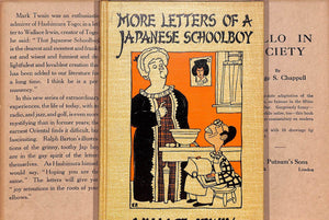 "More Letters Of A Japanese Schoolboy" 1923 IRWIN, Wallace