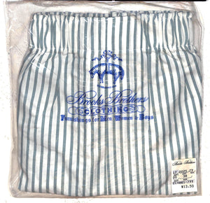 Brooks Brothers Green Bengal Stripe Broadcloth Boxer Short Sz 38 (Deadstock in BB Bag)