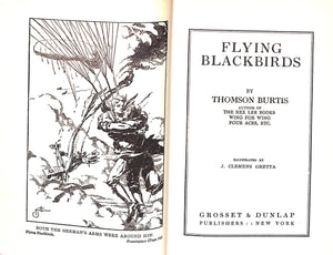 "Flying Blackbirds" 1932 BURTIS, Thompson