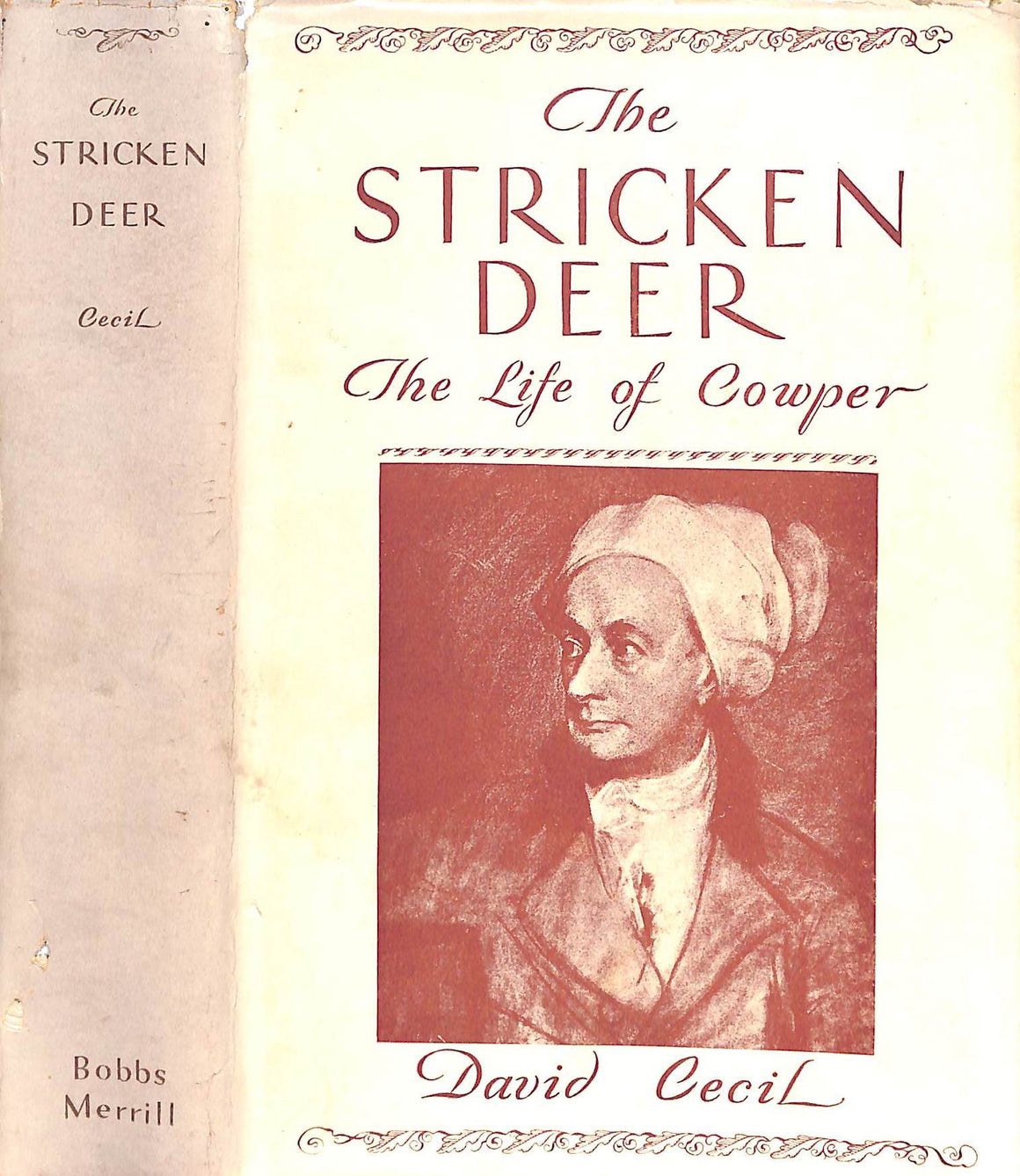 "The Stricken Deer: The Life Of Cowper" 1930 CECIL, David