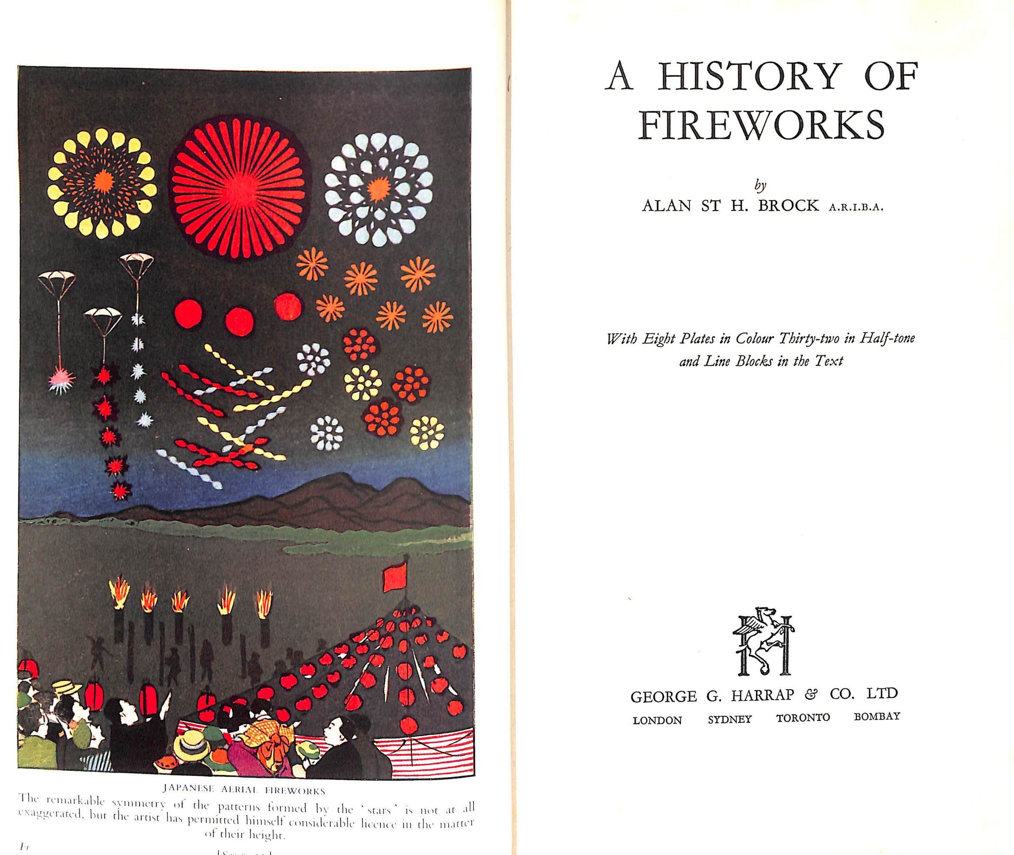 "A History Of Fireworks" 1949 BROCK, Alan St H.