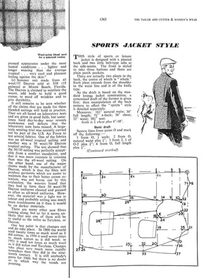 The Tailor & Cutter The Authority On Style And Clothes: November 13, 1953