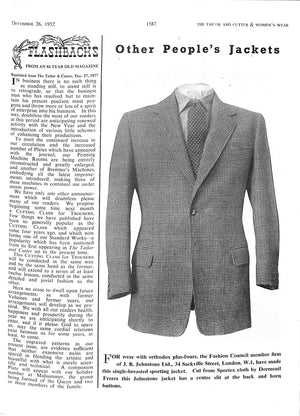 The Tailor & Cutter The Authority On Style And Clothes: December 26, 1952