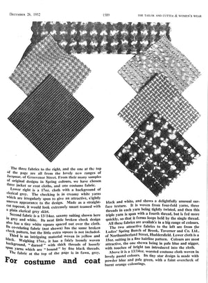 The Tailor & Cutter The Authority On Style And Clothes: December 26, 1952