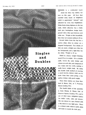 The Tailor & Cutter The Authority On Style And Clothes: October 10, 1952