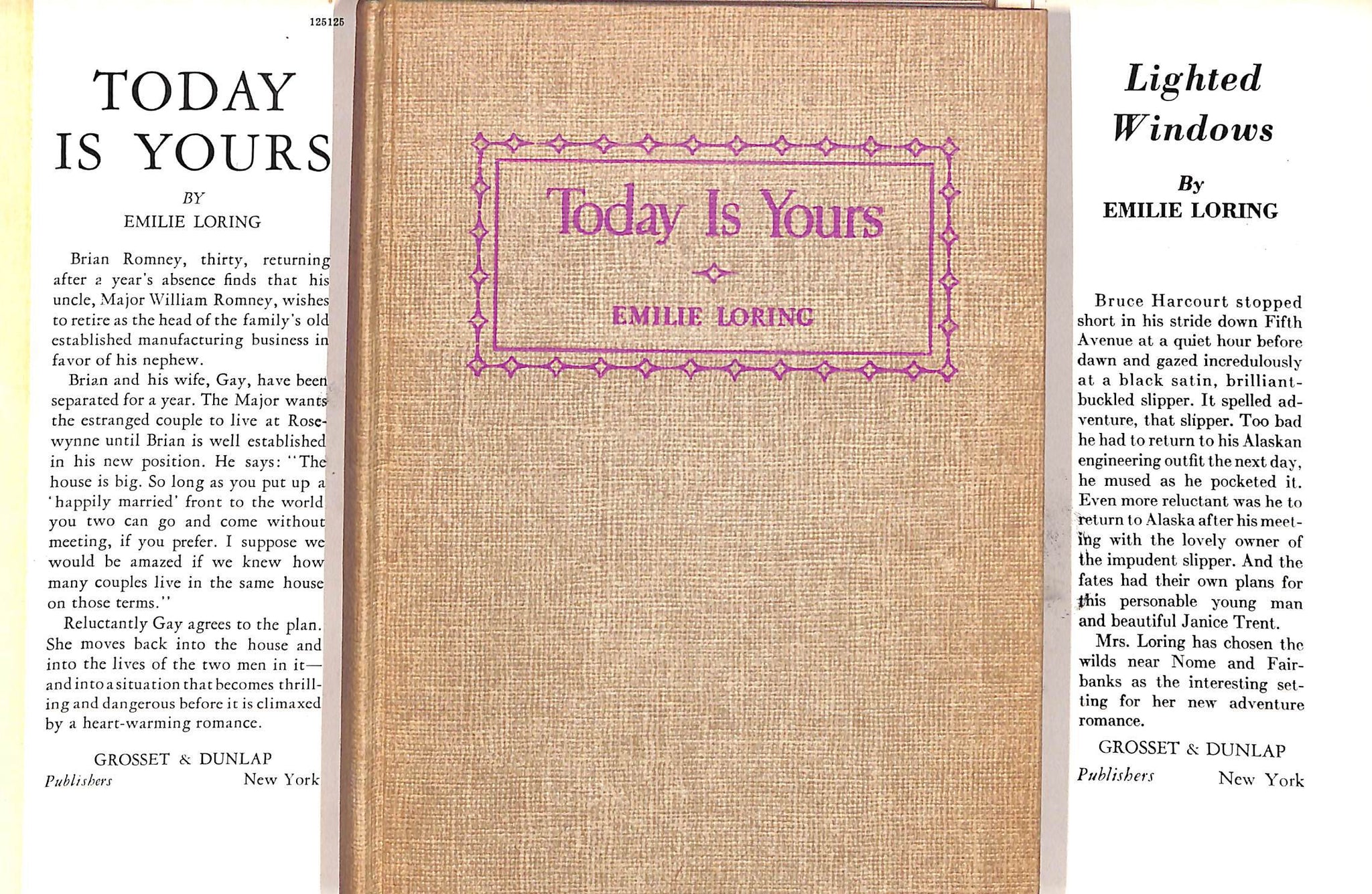 "Today Is Yours" 1938 LORING, Emilie