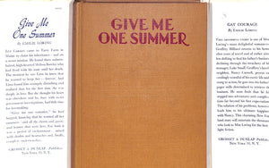 "Give Me One Summer" 1936 LORING, Emilie
