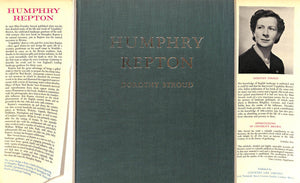 "Humphry Repton" 1962 STROUD, Dorothy