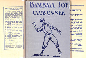 "Baseball Joe, Club Owner" 1926 CHADWICK, Lester