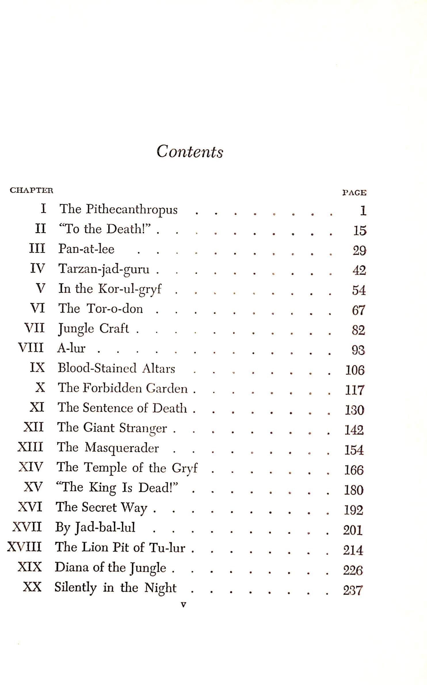 "Tarzan The Terrible" 1921 BURROUGHS, Edgar Rice