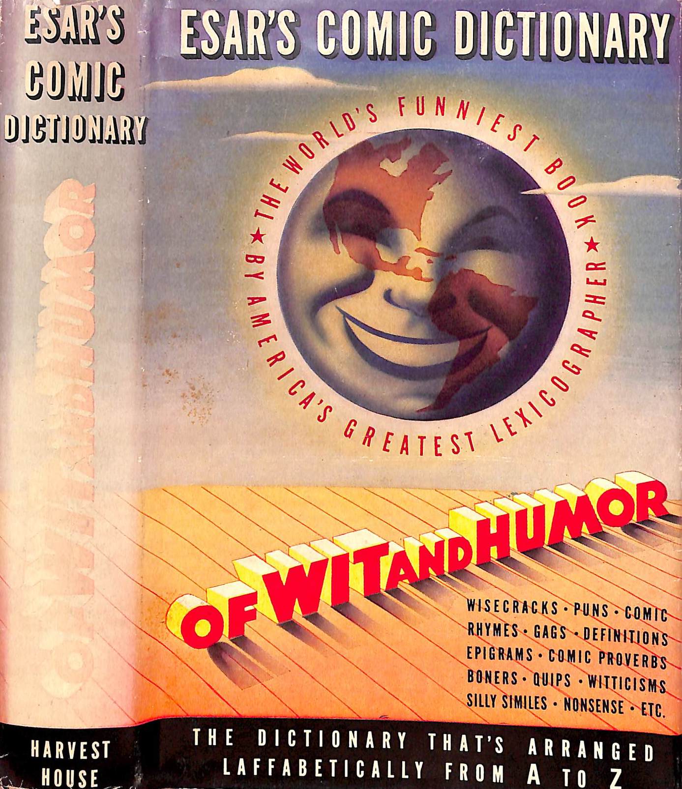 "Esar's Comic Dictionary Of Wit And Humor" 1943 ESAR, Evan