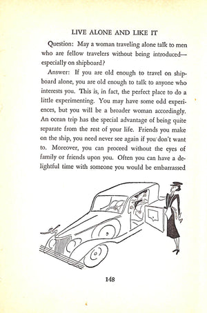 "Live Alone And Like It A Guide For The Extra Woman" 1936 HILLIS, Marjorie