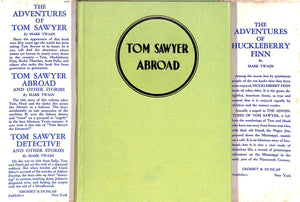 "Tom Sawyer Abroad And Other Stories" 1924 TWAIN, Mark