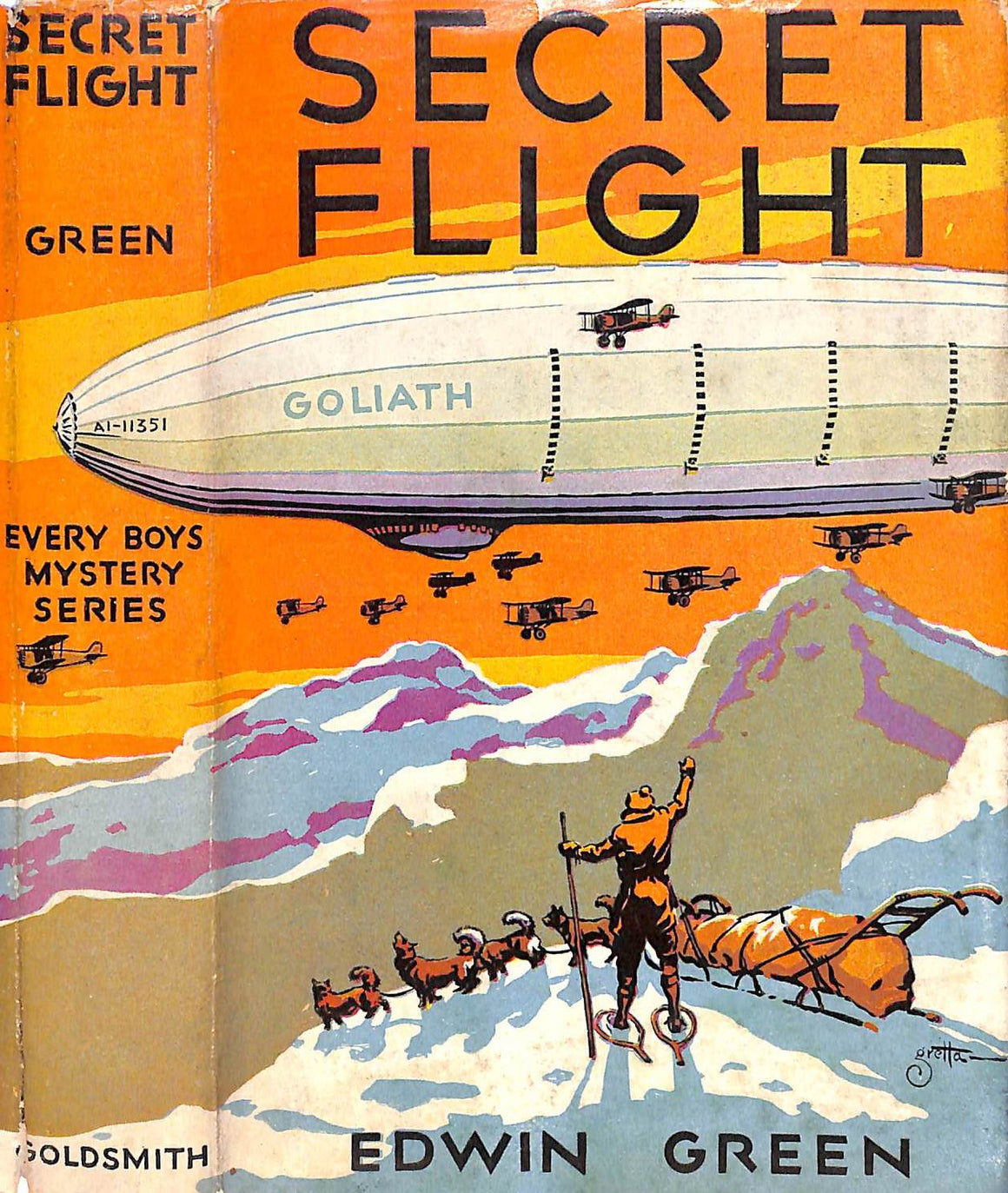 "Secret Flight" 1933 GREEN, Edwin