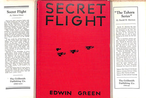 "Secret Flight" 1933 GREEN, Edwin