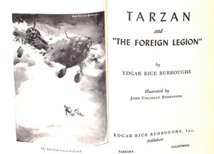 "Tarzan And The Foreign Legion" 1947 BURROUGHS, Edgar Rice