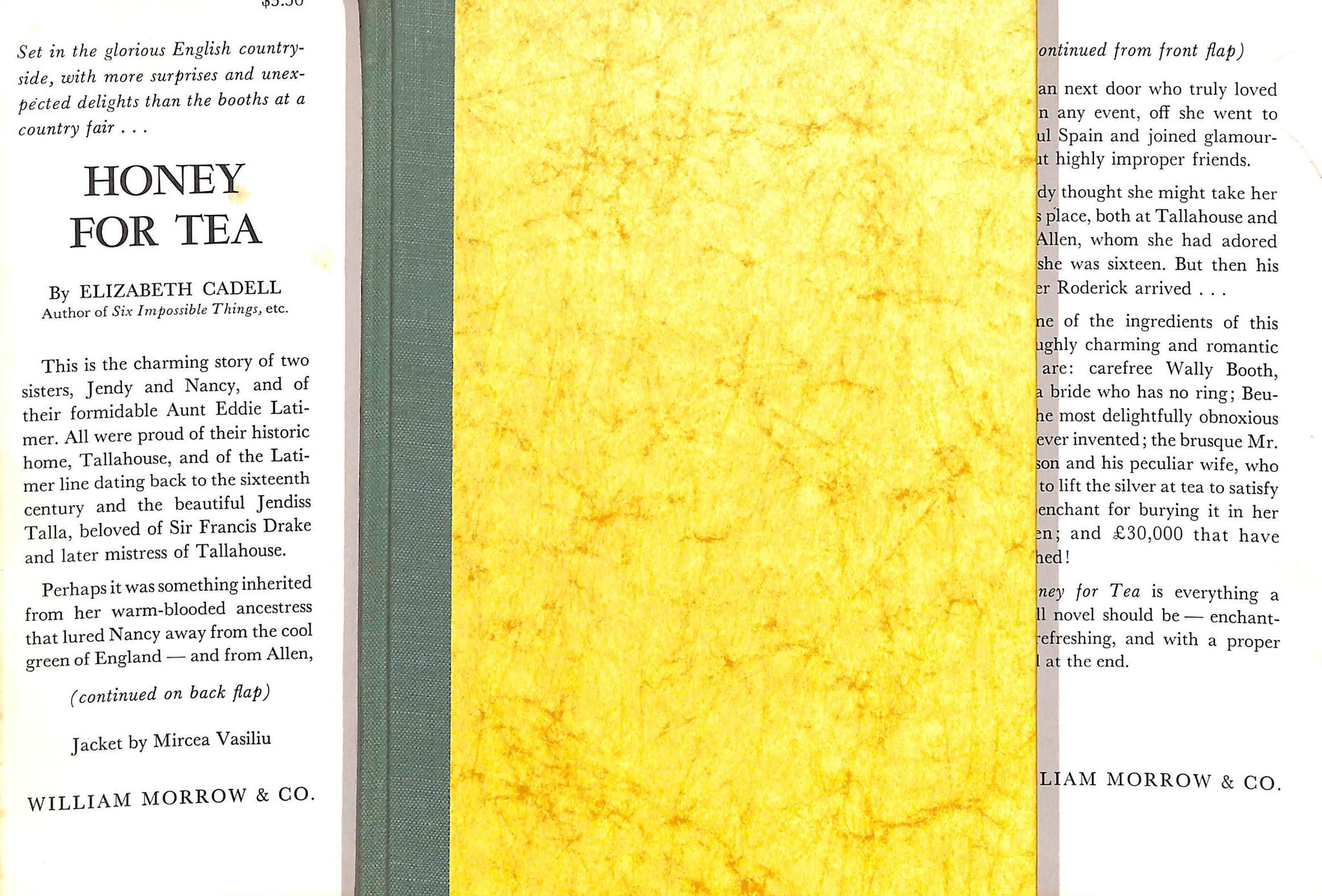 "Honey For Tea" 1962 CADELL, Elizabeth