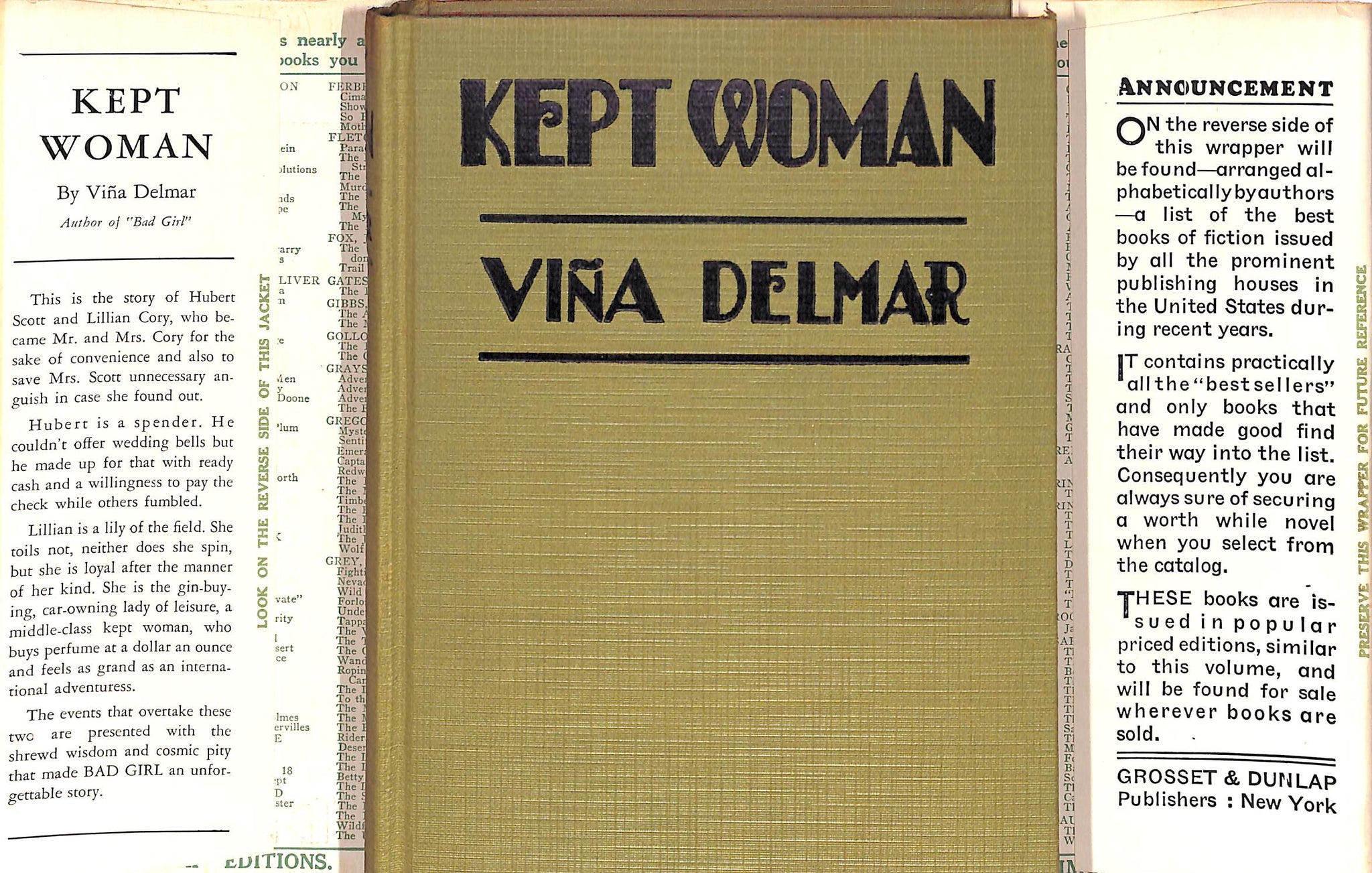 "Kept Woman" 1929 DELMAR, Viña