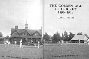 "The Golden Age Of Cricket: 1890-1914" 1978 FRITH, David