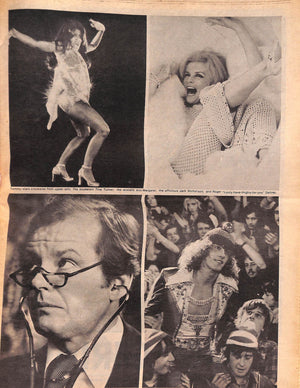 "Andy Warhol's Interview Vol V" March 1975 w/ Lee Radziwill On 'Newspaper' Cover