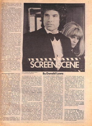 "Andy Warhol's Interview Vol V" March 1975 w/ Lee Radziwill On 'Newspaper' Cover