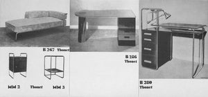 "Thonet Stahlrohr-Mobel/ Tubular Steel Furniture Card Catalogue" 1989 VON VEGESACK, Alexander