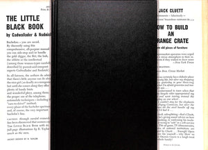 "The Little Black Book A Manual For Bachelors" 1957 CADWALLADER and NUDNICK