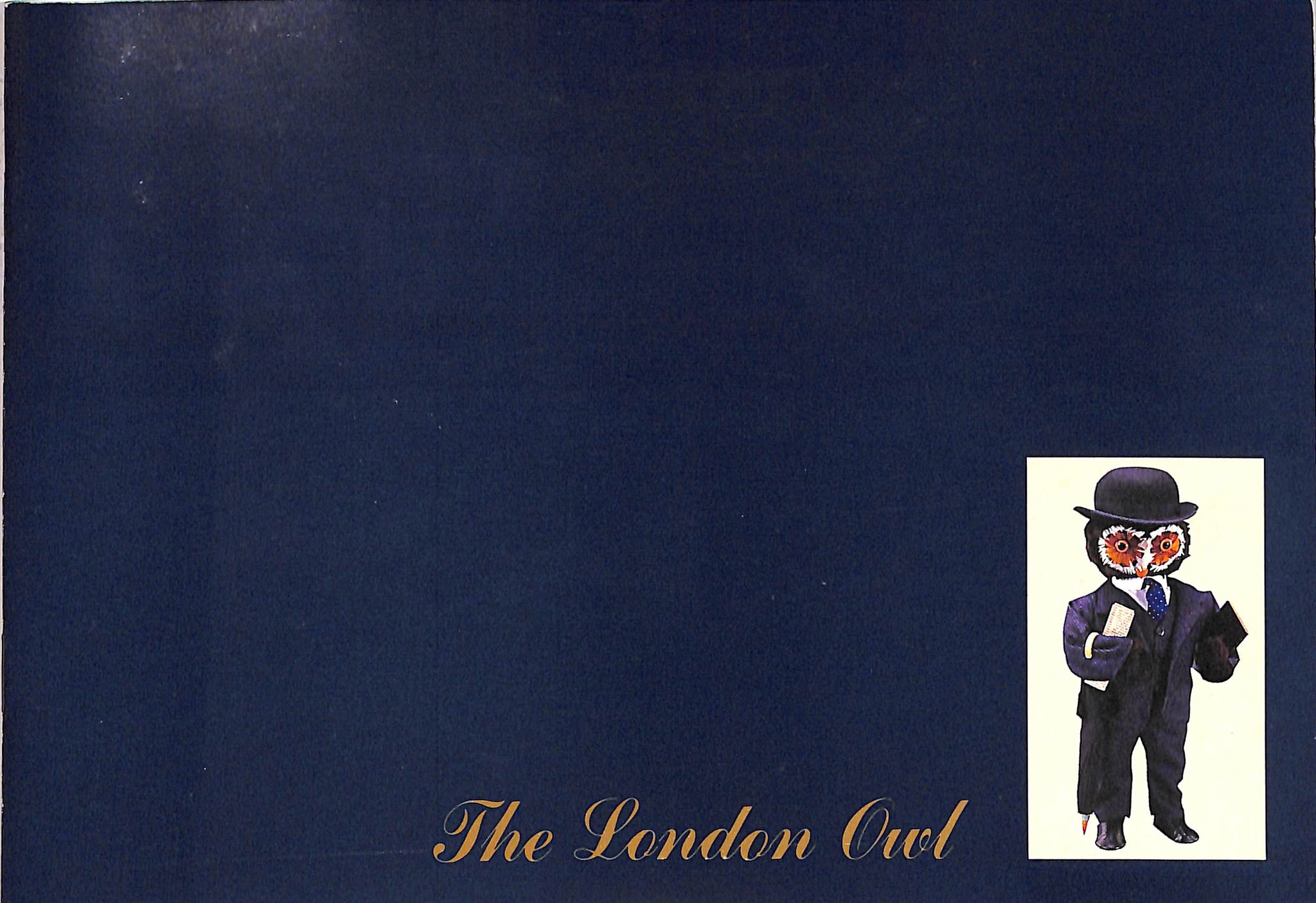 The London Owl Company 'The Huntsman' (New In Box w/ TLO Catalog Vol.