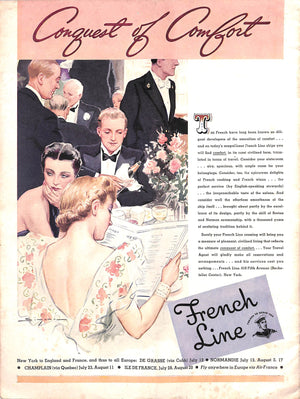 "Voyager Magazine Fashionable Travel" July 1938
