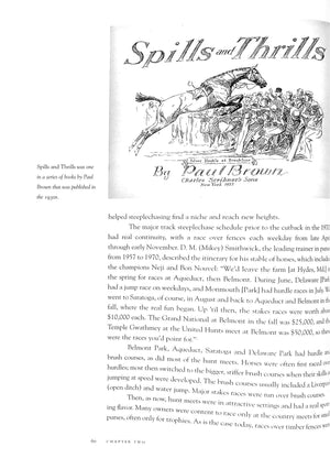 "Steeplechasing: A Complete History Of The Sport In North America" 2000 WINANTS, Peter