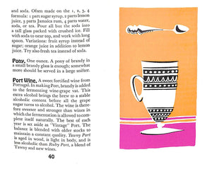 "Aquavit To Zombie: Basic And Exotic Drinks" 1957 BEILENSON, Peter [compiled by]