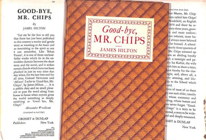"Good-Bye Mr. Chips" 1934 HILTON, James