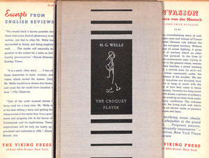 "The Croquet Player" 1937 WELLS, H.G.