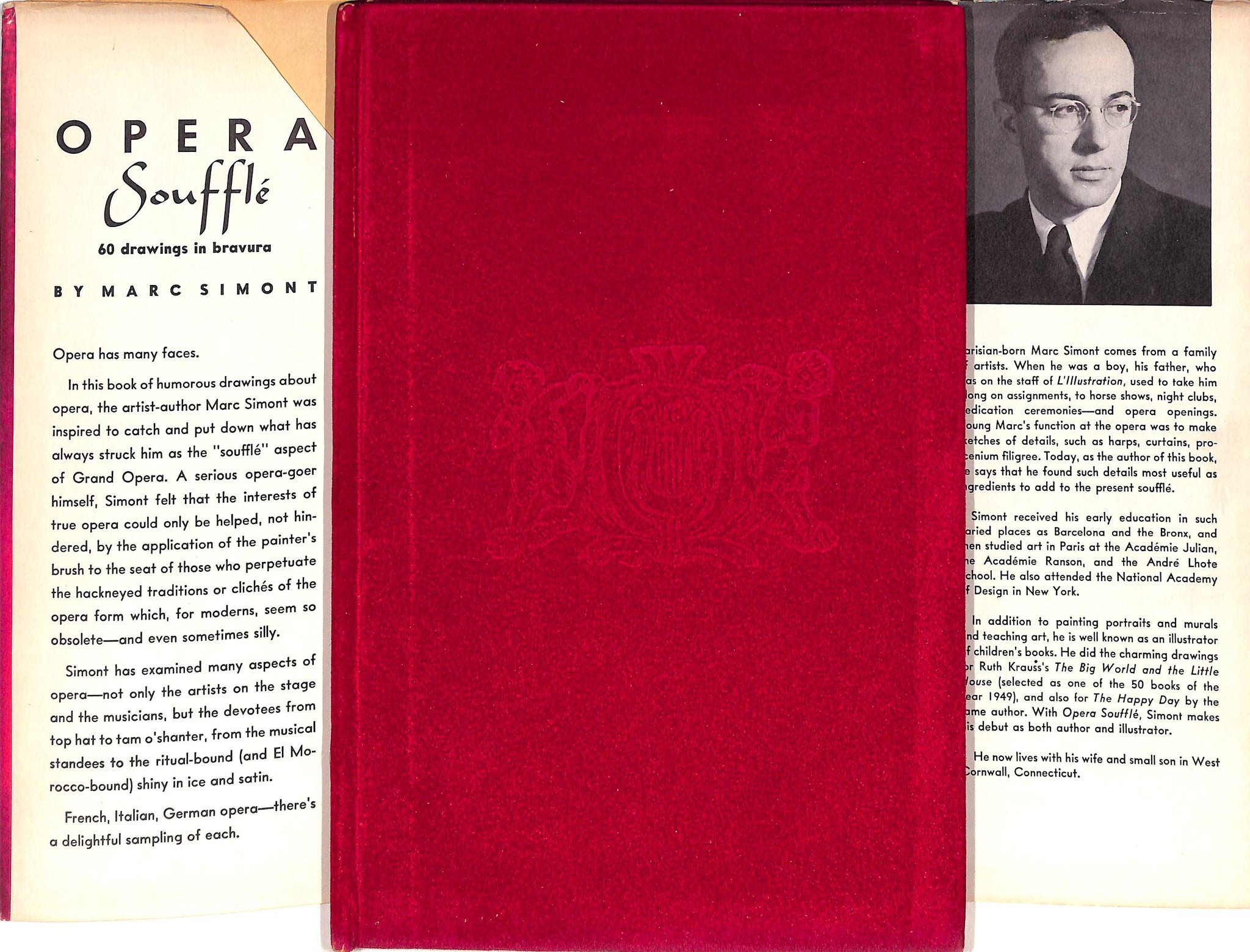 "Opera Souffle: 60 Pictures In Bravura" 1950 SIMONT, Marc