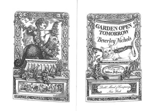 "Garden Open Tomorrow" 1969 NICHOLS, Beverley