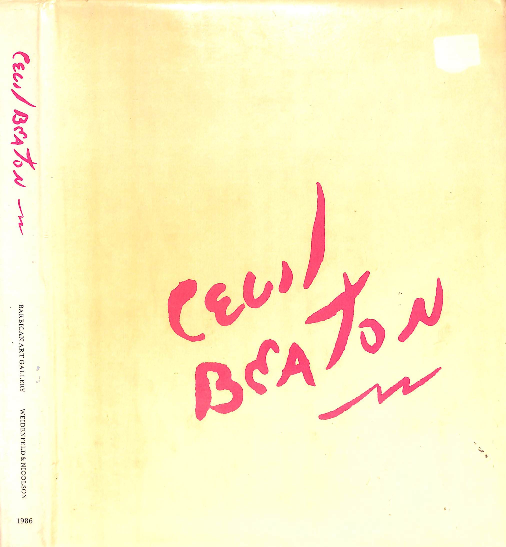 "Cecil Beaton" 1986 MELLOR, Dr. David