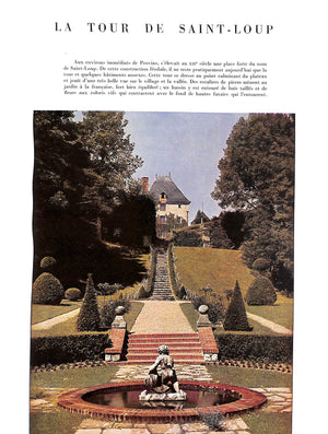 "Demeures Et Jardins De France" 1953