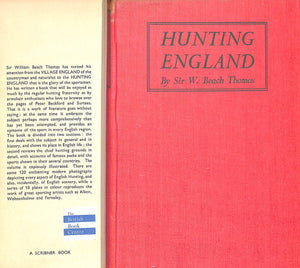 "Hunting England" 1936 THOMAS, Sir W. Beach