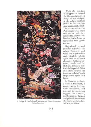 "Fabrics: The Key To Successful Decoration" 1928