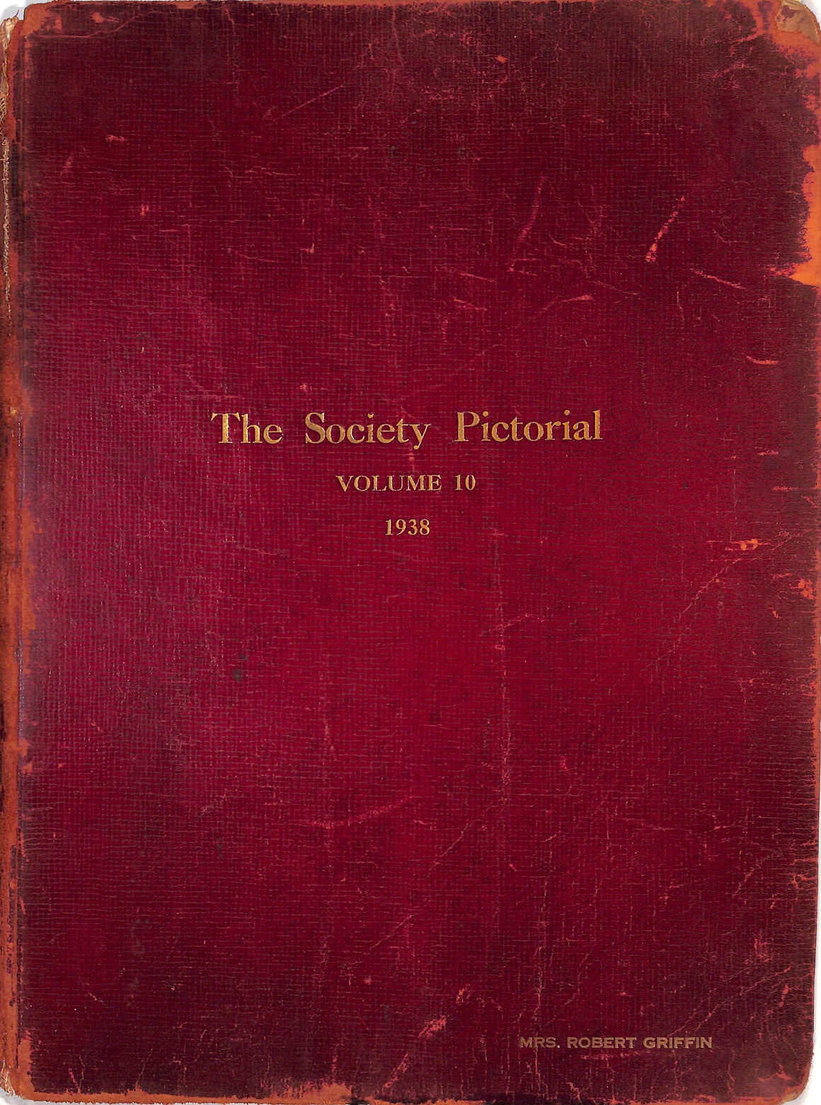 "The Society Pictorial Bound Set Of 12 Magazine Issues Volume 10 1938" 1938