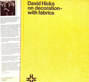 "David Hicks On Decoration- With Fabrics" 1971 HICKS, David
