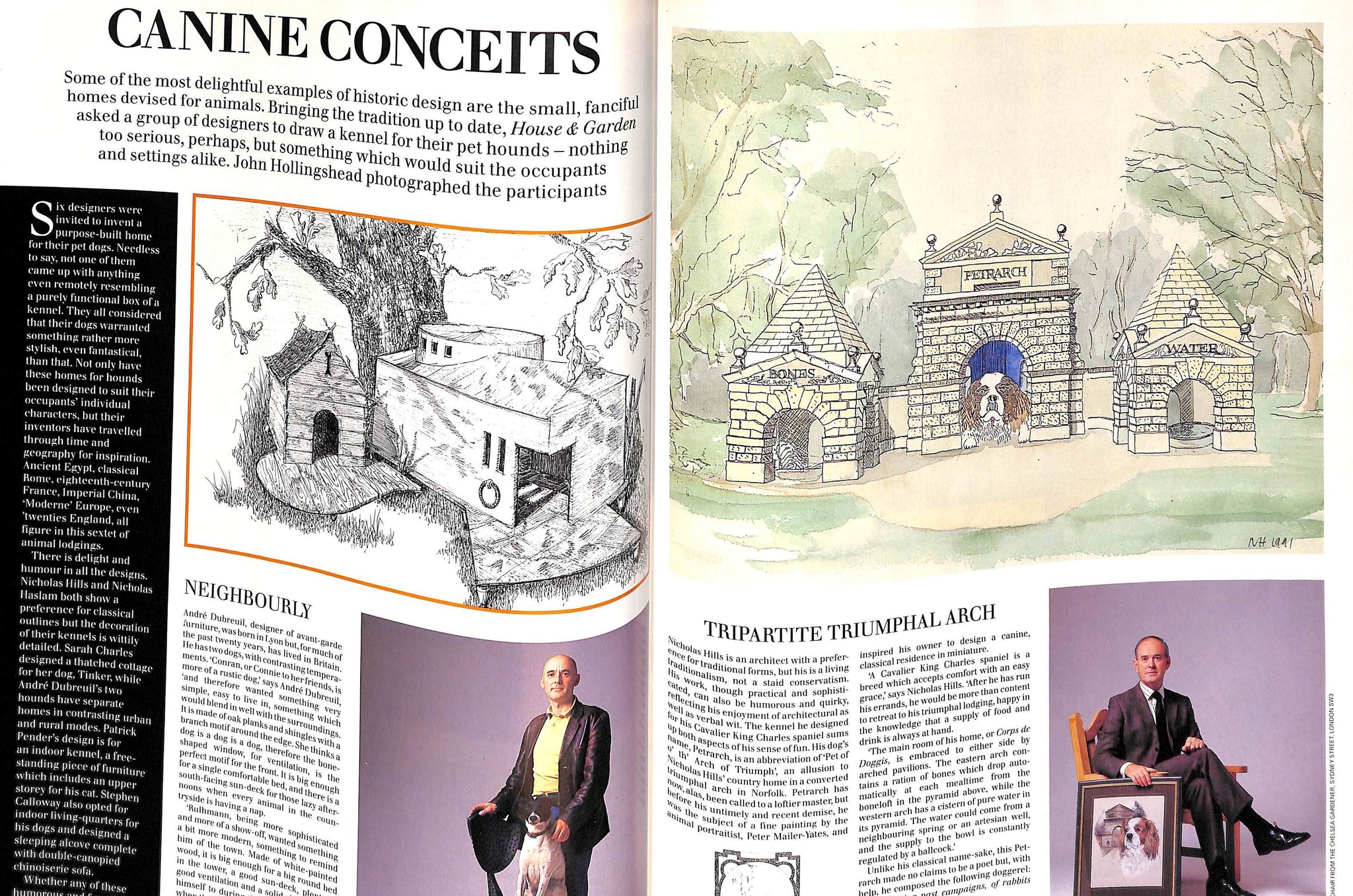 House & Garden January 1992