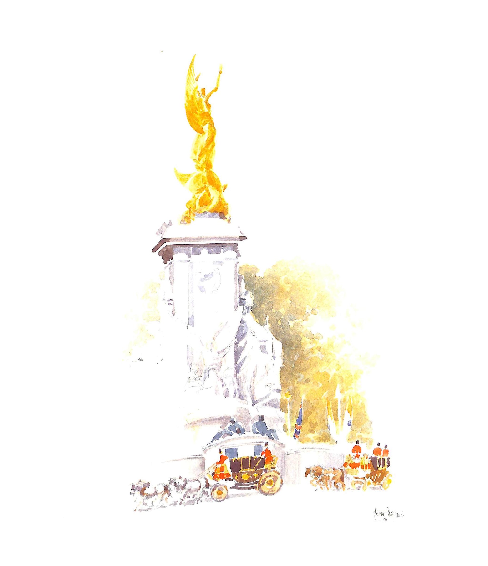 "Royal Occasions Watercolors And Drawings" 1992 CASTLE, John