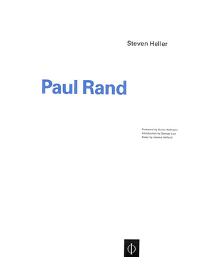 "Paul Rand" 1999 HELLER, Steven