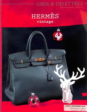 Hermes Paris Vintage Auction Catalog 2016
