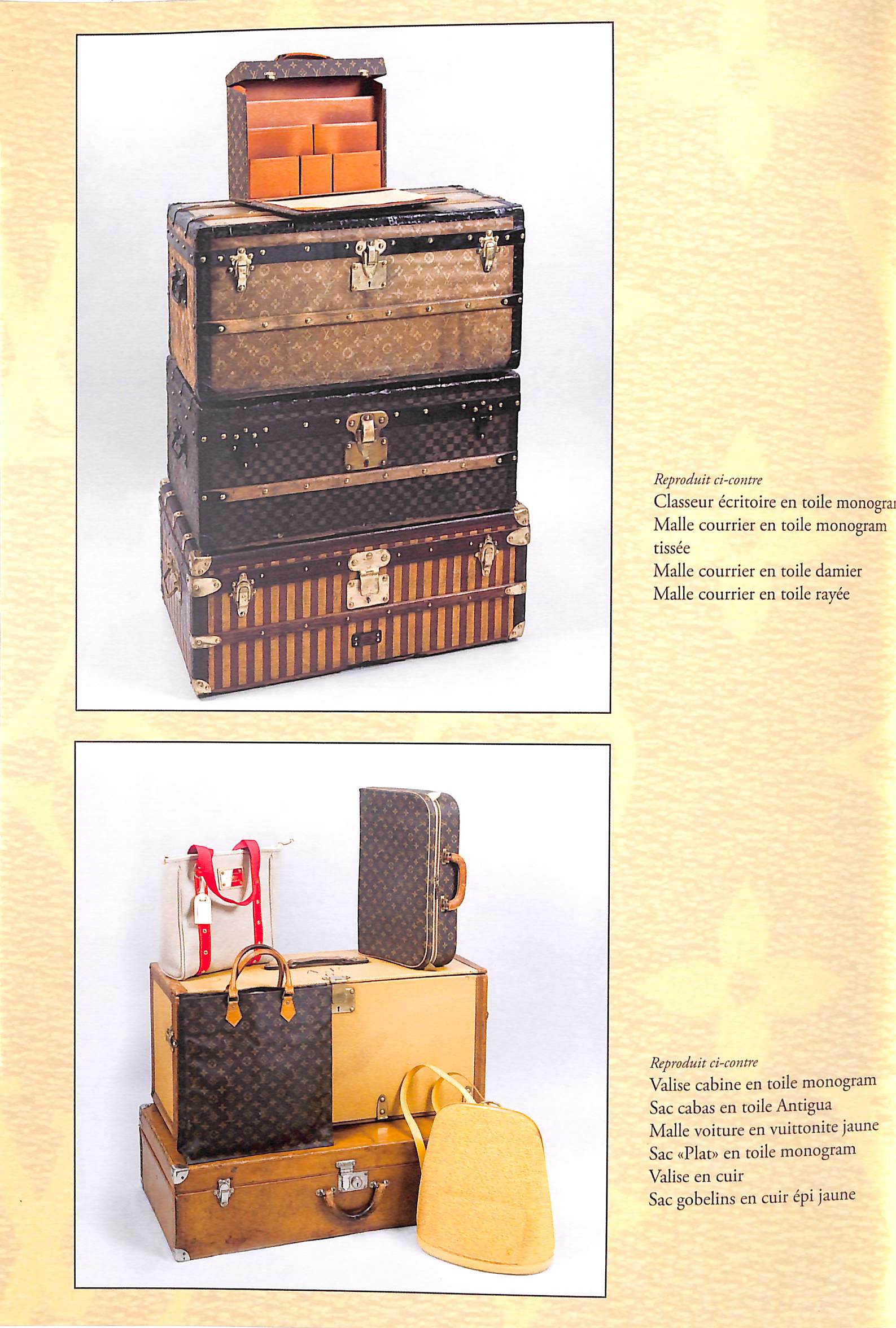 At Auction: Vintage Louis Vuitton Monogram Sac Plat & Document