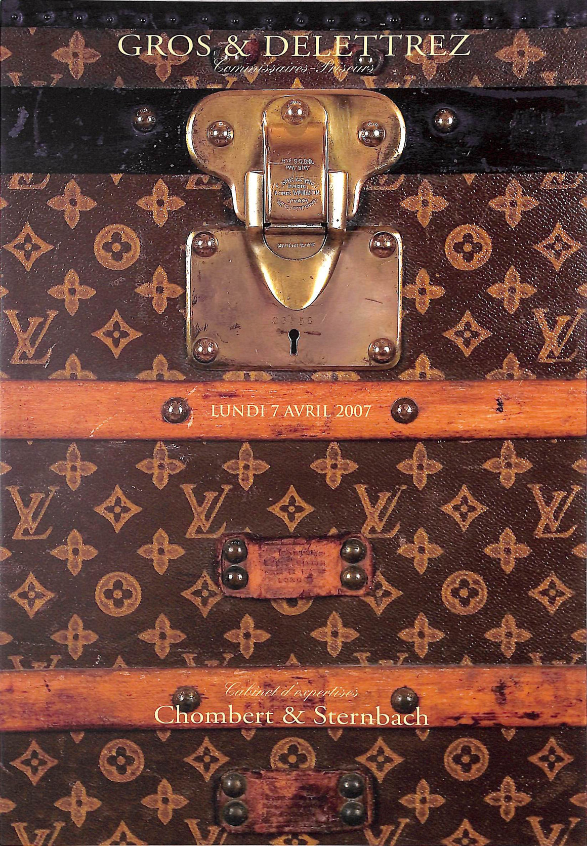 Sold at Auction: LV Checkered Print Crossbody Bag