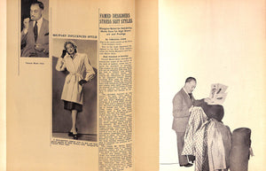 "They Have Designs On You! Sketches Of Fifteen Of New York's Leading Fashion Creators" 1944 POPE, Virginia