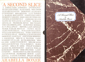 "A Second Slice: A Three-Tier Cookery Anthology" 1966 BOXER, Arabella [compiled by]