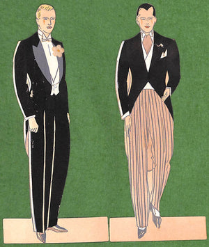Pair Of Gentlemen's Eveningwear Cutouts